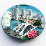 Singapore Fridge Magnet 3D Resin