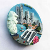 Singapore Fridge Magnet 3D Resin