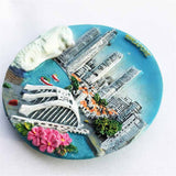 Singapore Fridge Magnet 3D Resin