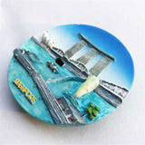 Singapore Fridge Magnet 3D Resin