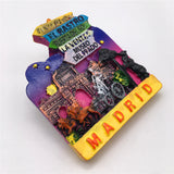 Madrid Spain Fridge Magnet 3D Resin