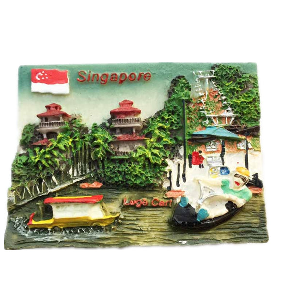 Singapore Fridge Magnet 3D Resin