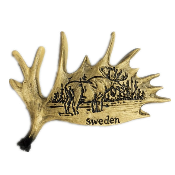 Antlers Sweden Fridge Magnet 3D Resin