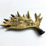 Antlers Sweden Fridge Magnet 3D Resin