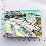 Singapore Fridge Magnet 3D Resin