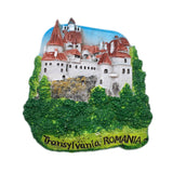 Transylvania Castle Romania Fridge Magnet 3D Resin