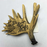 Antlers Sweden Fridge Magnet 3D Resin