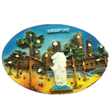 Singapore Fridge Magnet 3D Resin