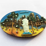 Singapore Fridge Magnet 3D Resin