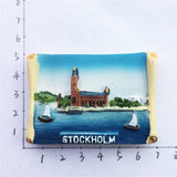 Stockholm Sweden Fridge Magnet 3D Resin