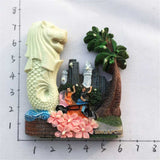 Singapore Fridge Magnet 3D Resin