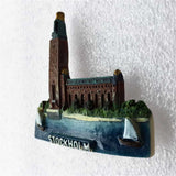 Stockholm Sweden Fridge Magnet 3D Resin