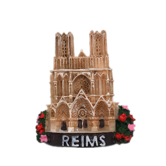 Reims France Fridge Magnet 3D Resin