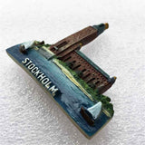 Stockholm Sweden Fridge Magnet 3D Resin