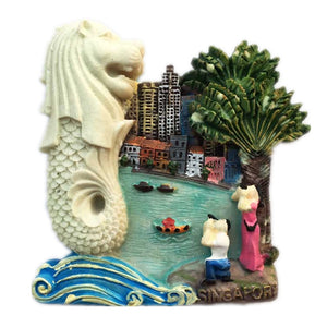 Singapore Fridge Magnet 3D Resin