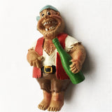 Pirate Norway Fridge Magnet 3D Resin