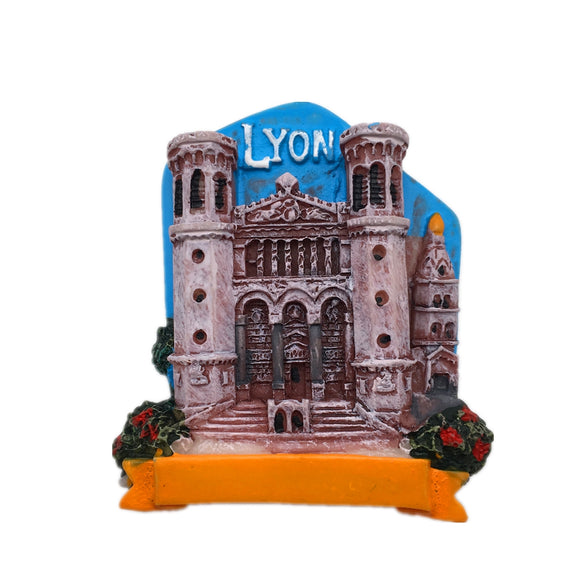 Lyon France Fridge Magnet 3D Resin