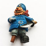 Pirate Norway Fridge Magnet 3D Resin