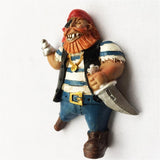 Pirate Norway Fridge Magnet 3D Resin