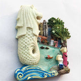 Singapore Fridge Magnet 3D Resin