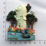 Singapore Fridge Magnet 3D Resin