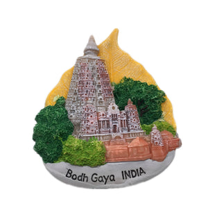 Bodh Gaya India Fridge Magnet 3D Resin