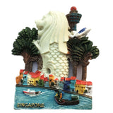 Singapore Fridge Magnet 3D Resin