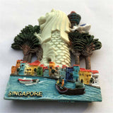 Singapore Fridge Magnet 3D Resin