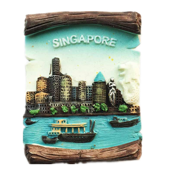 Singapore Fridge Magnet 3D Resin