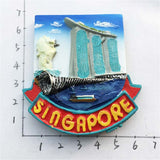 Singapore Fridge Magnet 3D Resin