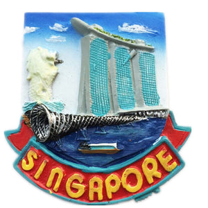 Singapore Fridge Magnet 3D Resin