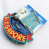 Singapore Fridge Magnet 3D Resin