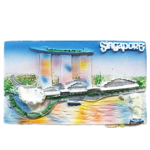 Singapore Fridge Magnet 3D Resin