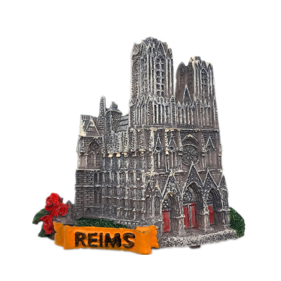 Reims France Fridge Magnet 3D Resin