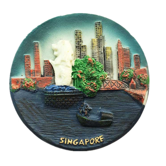 Singapore Fridge Magnet 3D Resin