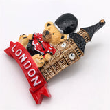 London England UK Fridge Magnet 3D Resin