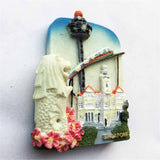 Singapore Fridge Magnet 3D Resin