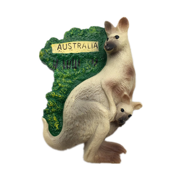 Kangaroo Australia Fridge Magnet 3D Resin