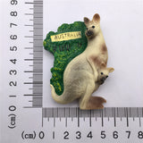 Kangaroo Australia Fridge Magnet 3D Resin