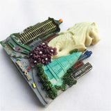 Singapore Fridge Magnet 3D Resin