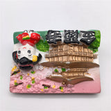 Kinkakuji Temple Kyoto Japan Fridge Magnet 3D Resin