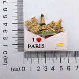 Paris France Fridge Magnet 3D Resin