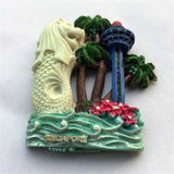 Singapore Fridge Magnet 3D Resin