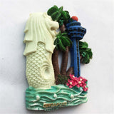 Singapore Fridge Magnet 3D Resin