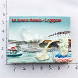 Singapore Fridge Magnet 3D Resin