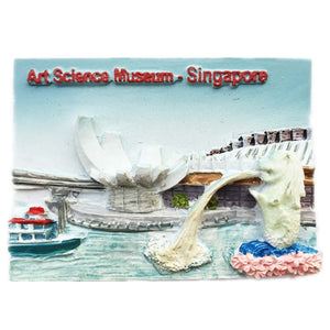 Singapore Fridge Magnet 3D Resin