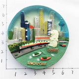 Singapore Fridge Magnet 3D Resin