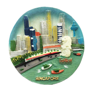 Singapore Fridge Magnet 3D Resin