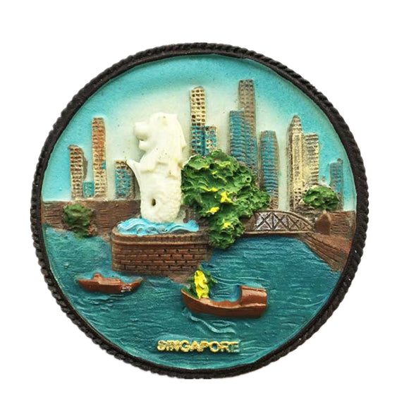 Singapore Fridge Magnet 3D Resin