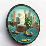 Singapore Fridge Magnet 3D Resin